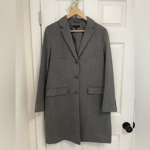 Uniqlo Gray Wool/Cashmere Coat